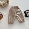 Pantaloni Casual a Righe Patchwork Primaverili per Ragazzi Bambini Mezzi Vita Media Lunghi Casual