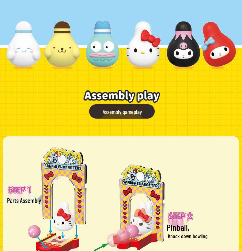 Sanrio Family Bowling Club Blind Bag Toy Figure and Desktop Ornament