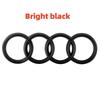 ABS Engine Front Grille Trunk Logo for Audi A1 A3 A4 B5 B6 B7 B7  A5 A6 C5 C6 A7 A8 Q2 Q3 Q5Q7 S3 RS3 S4 RS4 S7 Car Accessories