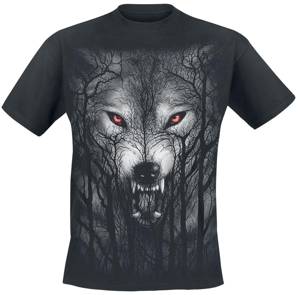Forest Wolf Spiral T-shirt