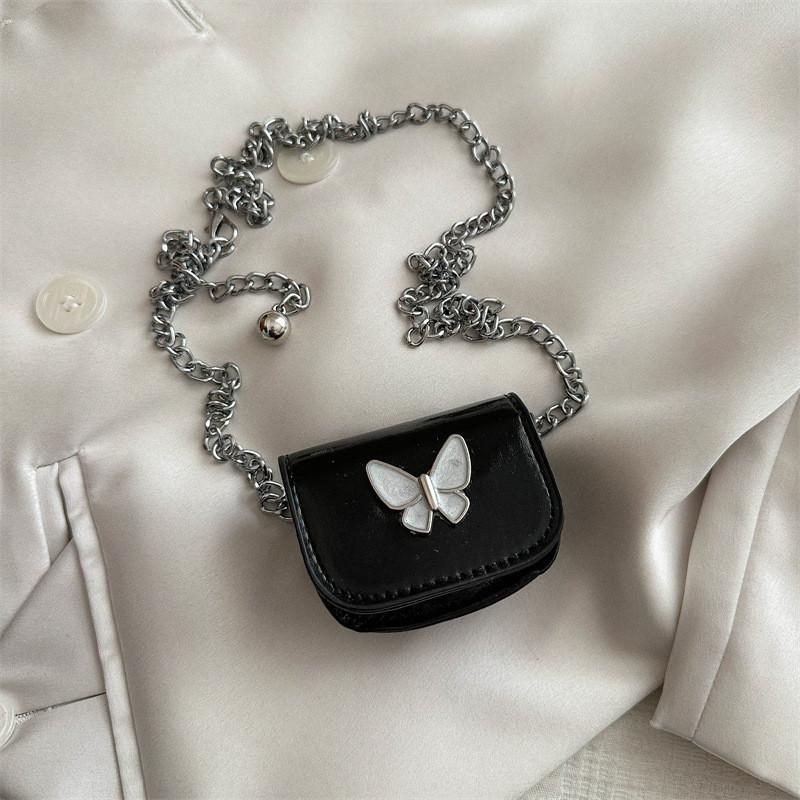 Fashionable Street Style Mini Pu Leather Shoulder Bag With Contrast Stitching