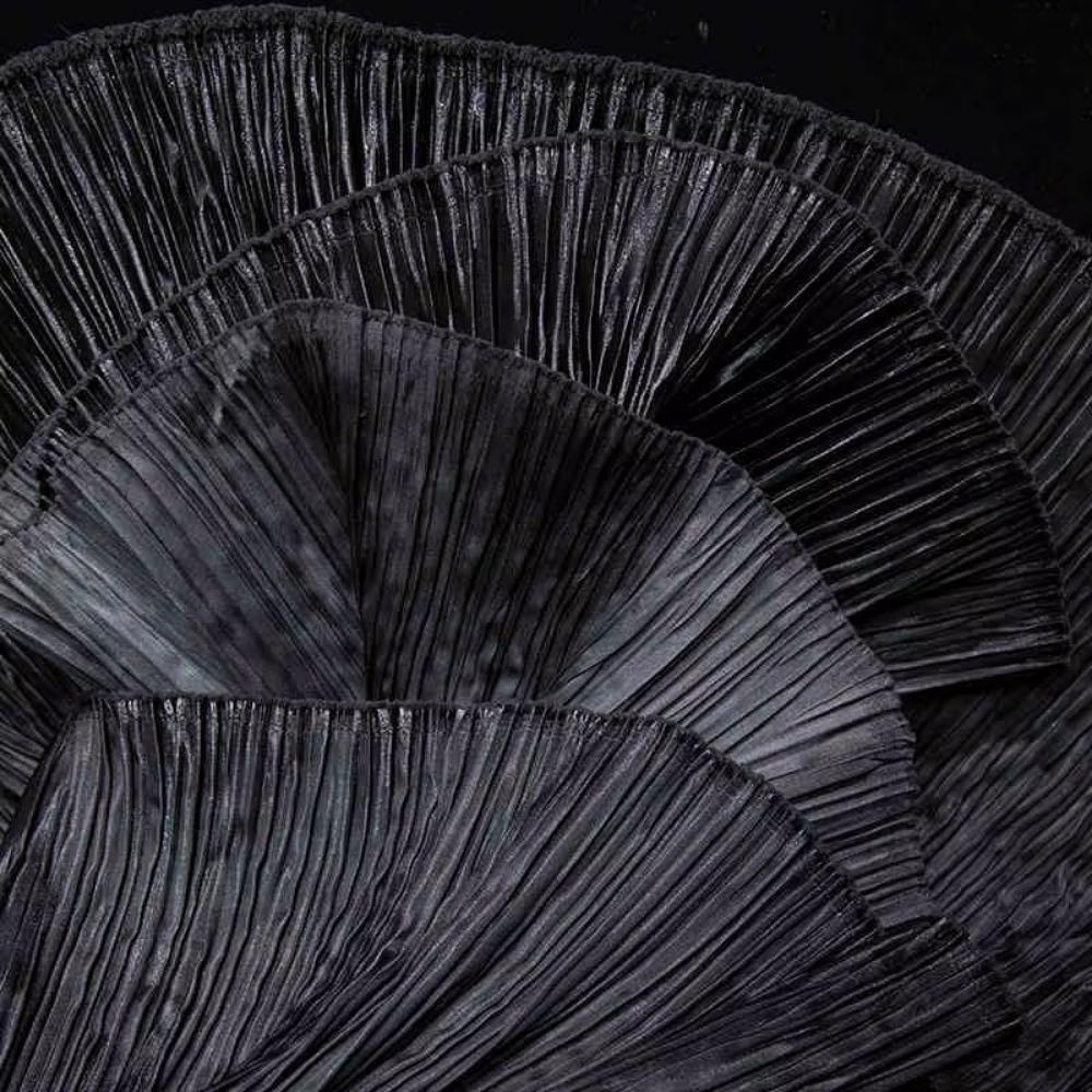 Heller Glanz Wasserglanz Stoff Polyter Kleiner Crinkle Stoff Bühnenhintergrund