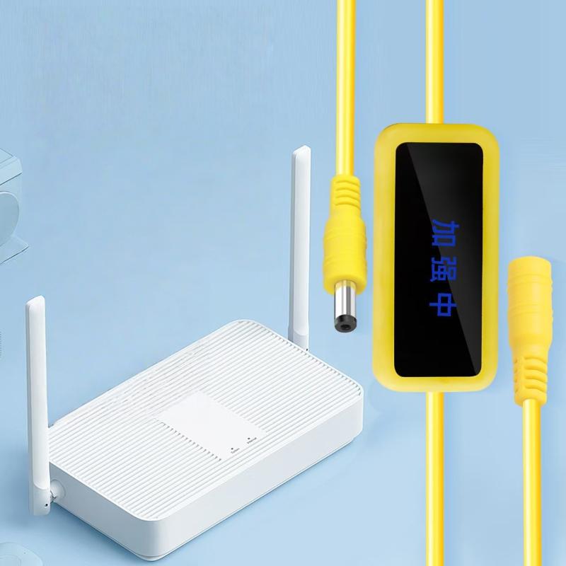 2 Pezzi Wi-Fi Reset Router Modulo di Riavvio Programmato Temporizzazione 24H Spegnimento Automatico Linea di Reset Riavvio Router