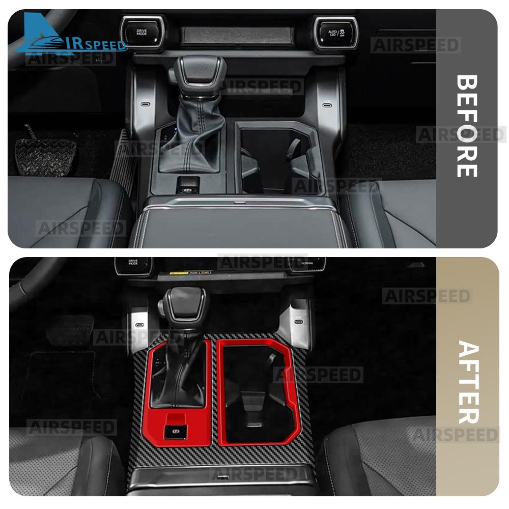 Center Console Gear Shift Panel Frame For Toyota RAV4 2026-2027 Mechanical Handbrake Version Shifter Bezel Trim