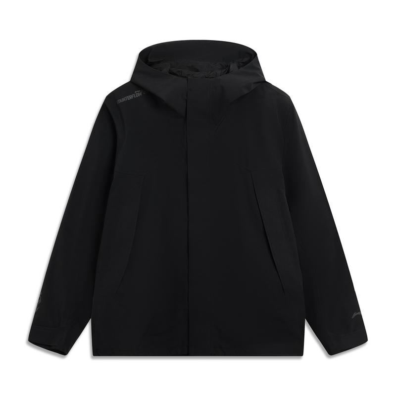 

Li Ning Outdoor CF Многофункциональная флисовая дышащая водонепроницаемая ветрозащитная прочная теплая куртка унисекс AEMV063-3 XL