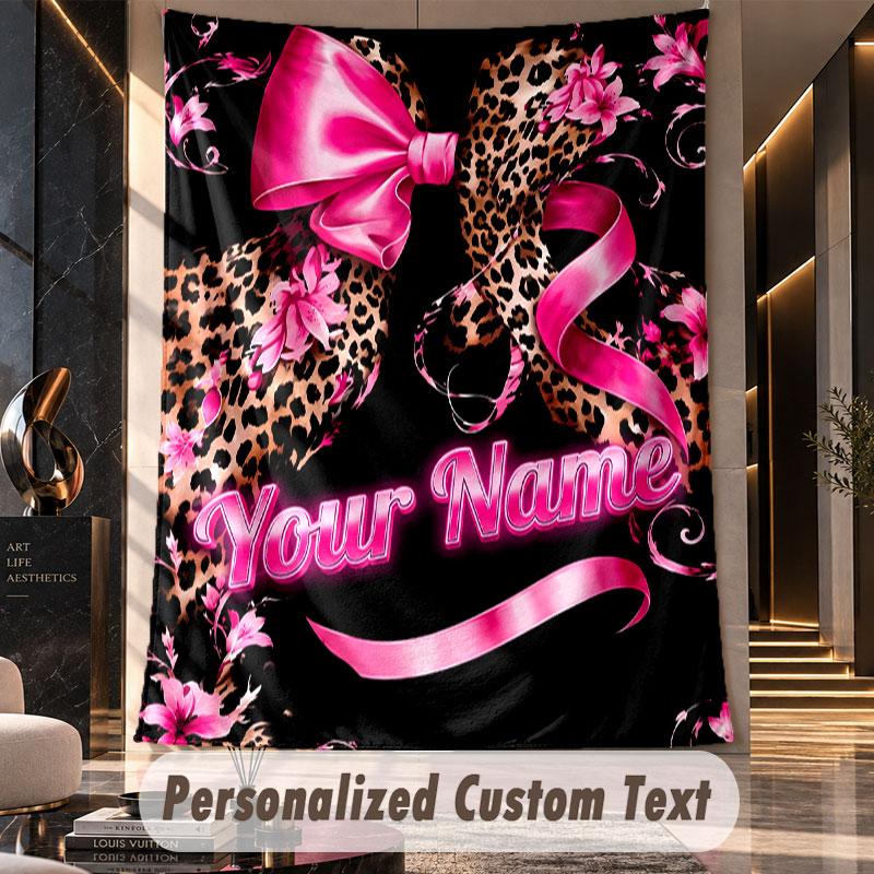Lion Tiger Leopard (14) Theme Custom Tapestry Personalized Custom Name Text Wall Hanging Tapestry Home Decor Background Cloth