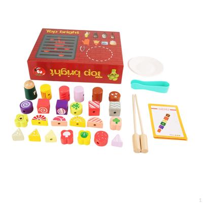 Kids Barbecue Toy, Kitchen Toy Set, Playset, Little Chef Play for Children Age 3 4 5 6 7