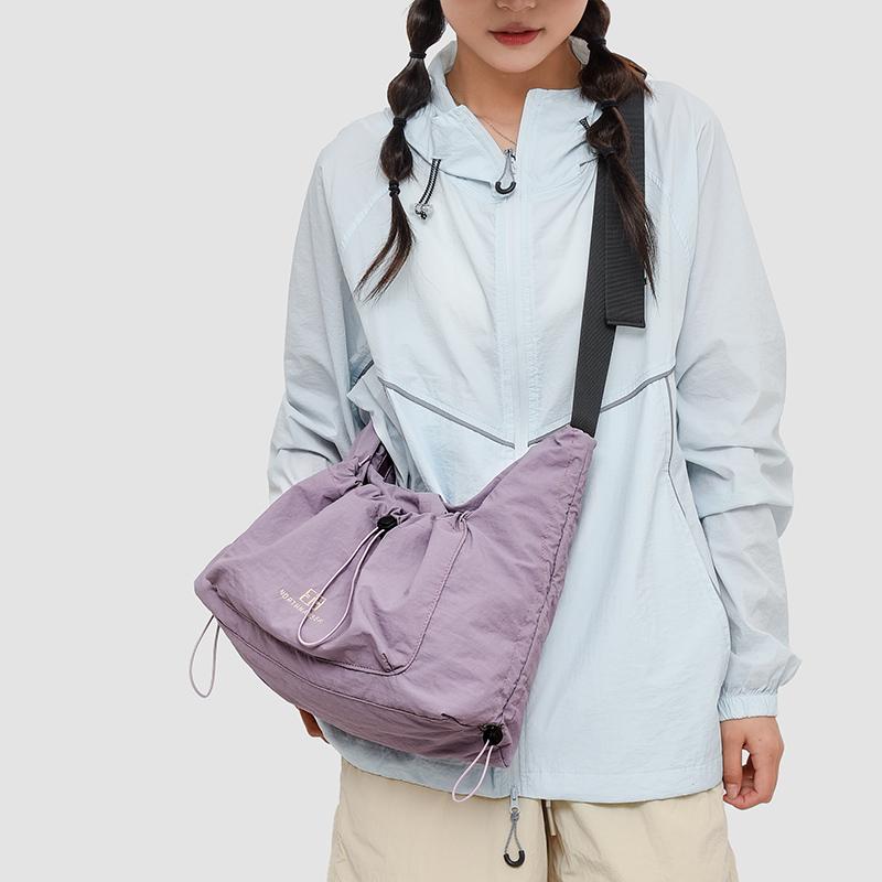 Schultertasche mit großem Fassungsvermögen Oxford Pendler Umhängetasche Plissierte Achseltasche