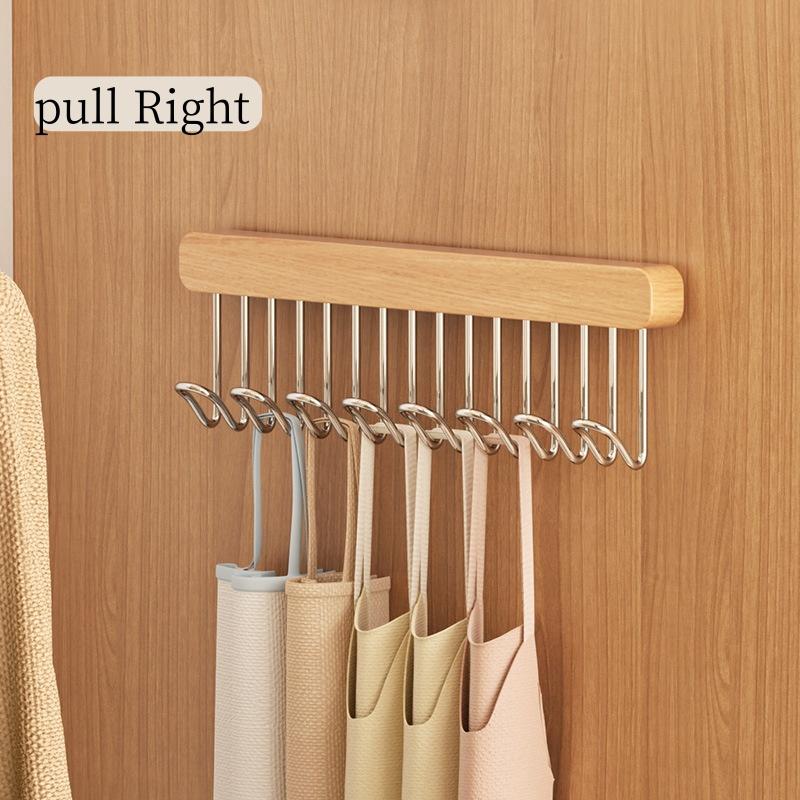 

8 крючков Экономьте выдвижные вешалки, Многофункциональный органайзер для гардероба, Подходит для подтяжек, нижнего белья, сумок и хранения нескольких предметов