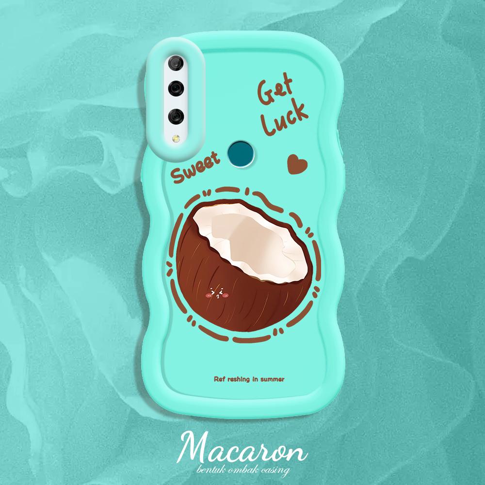 Painted Pattern Big Wave Edge Soft Silicone Material Macaron Phone Case Shockproof Protective Rubber Casing for iPhone Huawei Honor Infinix Tecno