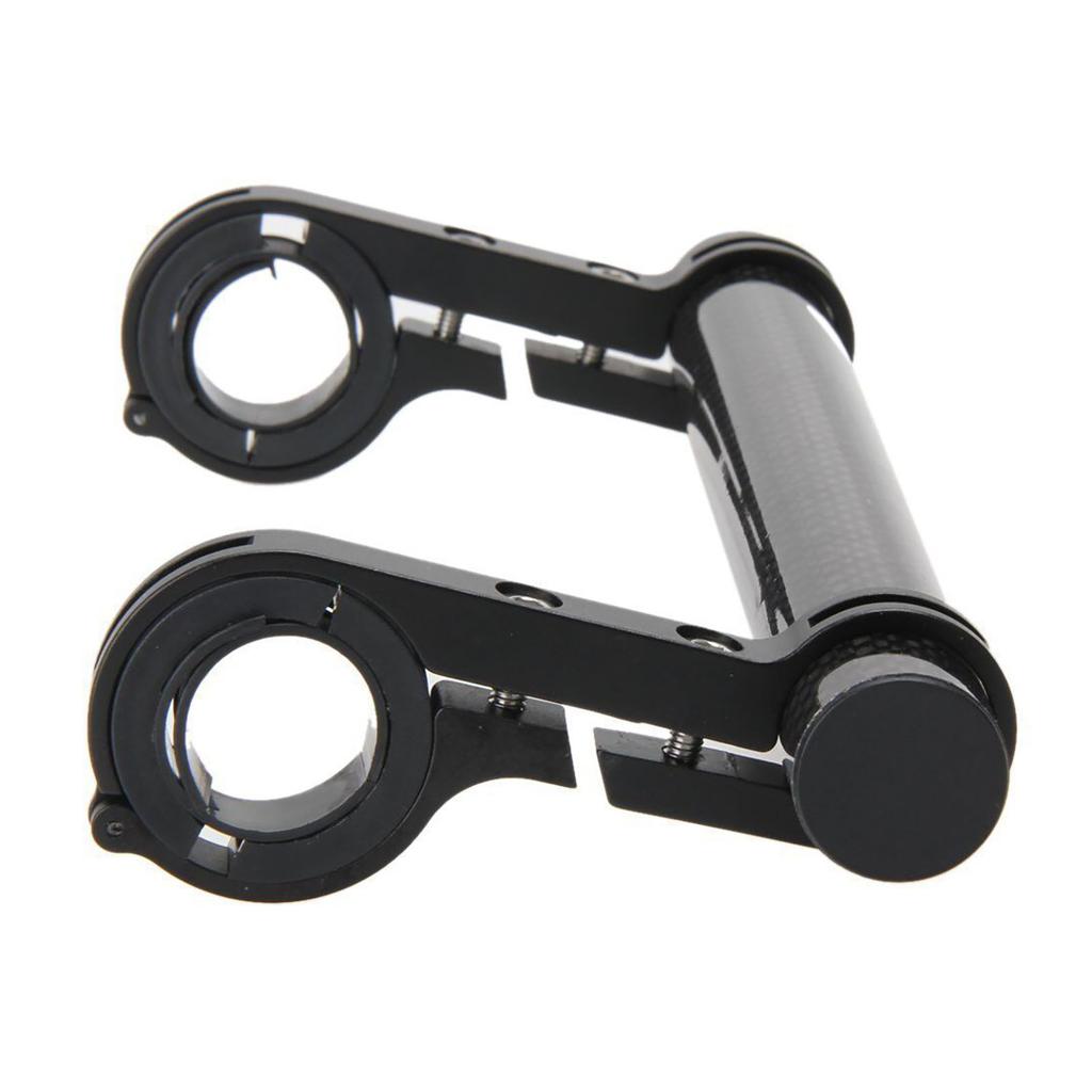 Bike Handlebar Extender Strong Clamping Force Black Bike Extension Frame for 30mm Horizontal