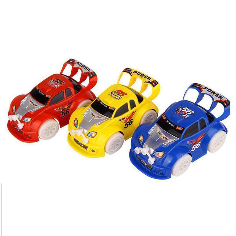 Funny Flashing Music Racing Car Electric Automatic Toy Boy Kid Birthday Gift New