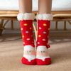 Thermische Flauschige Socken Damen Winter Warme Bodensocken Weiche Damen Haus Indoor Weihnachtsgeschenke Rutschfeste Grip Boden Hausschuhe Socken