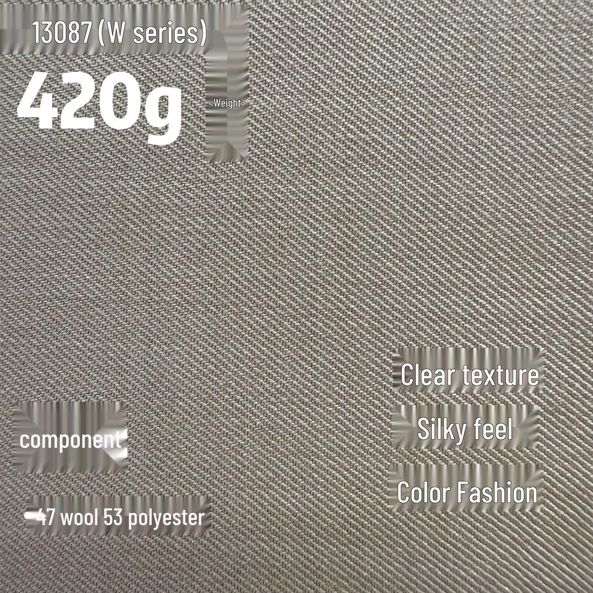 

High Content 420g Wool-Polyester Blend Fabric for Spring, Autumn, Winter