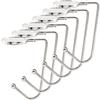 6Pcs Good Load-bearing Fireplace Stockings Hanger Stable Zinc Alloy Handbag Holding Stockings Hook Home Decor