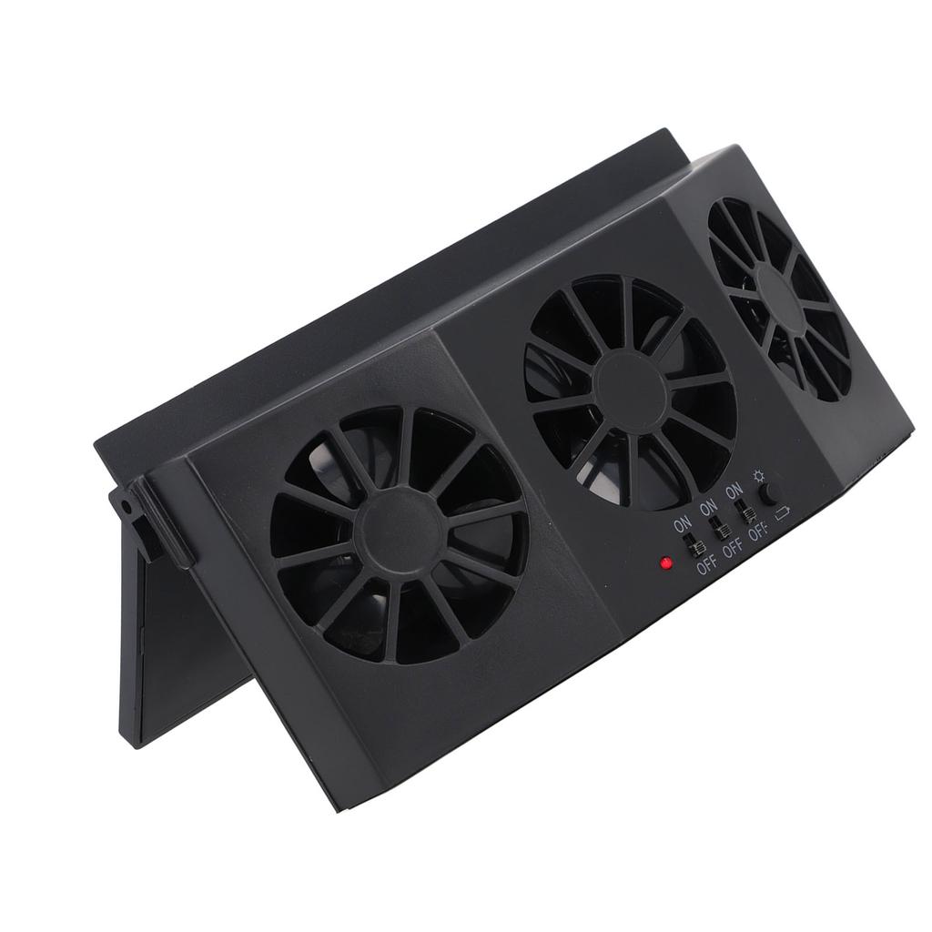 Samochodowy wentylator wyciągowy Wentylator cyrkulacji powietrza zasilany energią słoneczną Samochodowy wentylator do szyb do usuwania zapachów ciepła