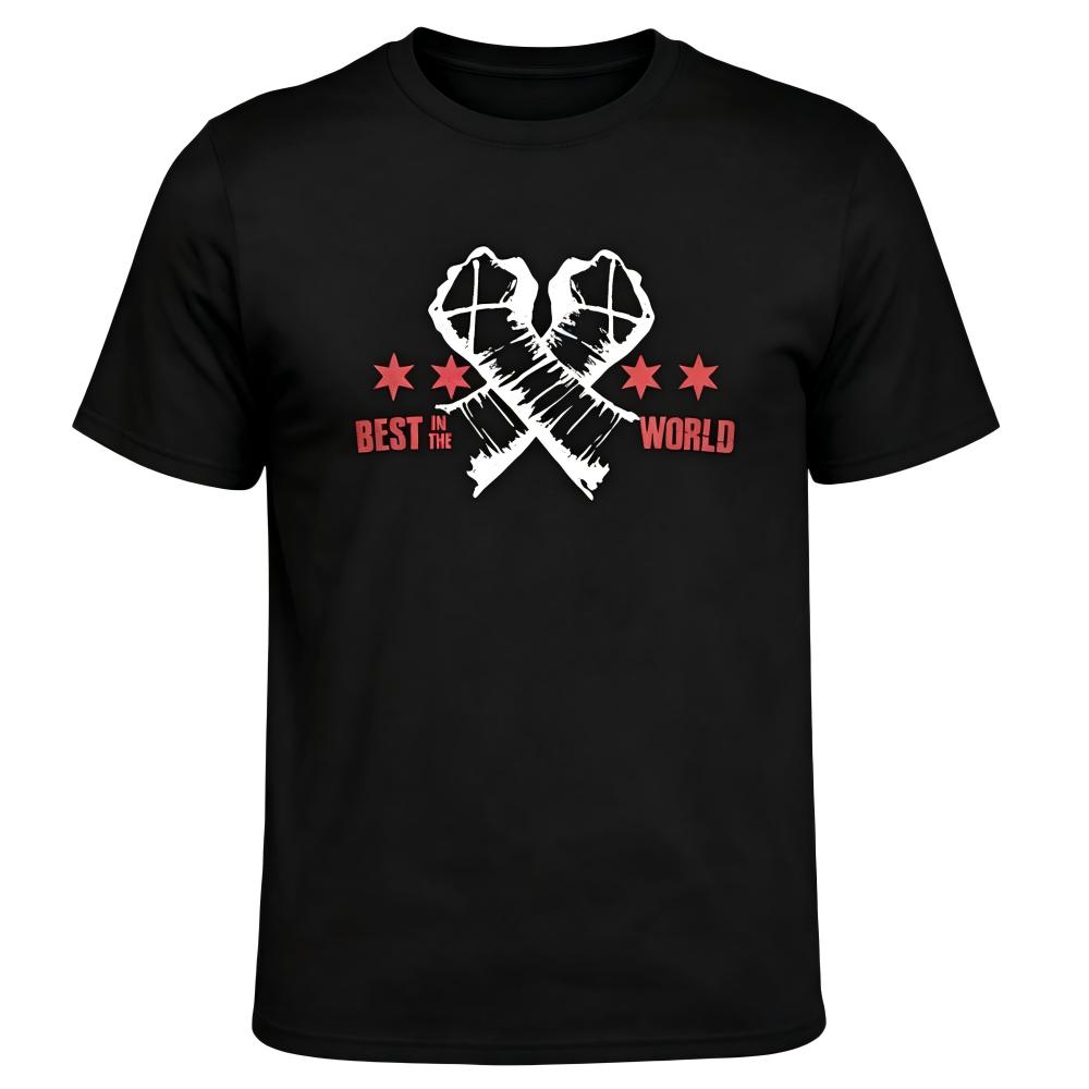 Best In The World Crossed Fists Graphic T-Shirt