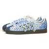 adidas VL COURT 2.0 Love Planner, Cerulean Low Top Skateboard Shoes Unisex Blue ID6015(Team1210-)