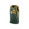 Earned Edition NBA Basketball Jersey Sport Fan Version Limited Edition - Donovan Mitchell Jazz #45 Men Tops Green CD7015-323
