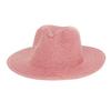 Cappello da Sole da Esterno a Tesa Larga Paglia Colore Unico Cappello da Cowboy Retrò Cappello da Viaggio Spiaggia Protezione Solare