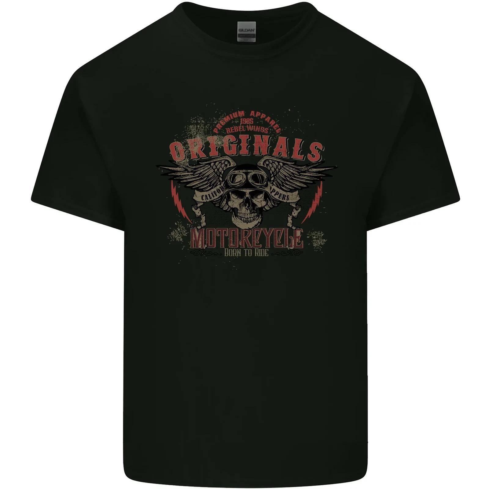 

Rebel Wings Motorcycle Originals Kids T-Shirt Childrens 2XL