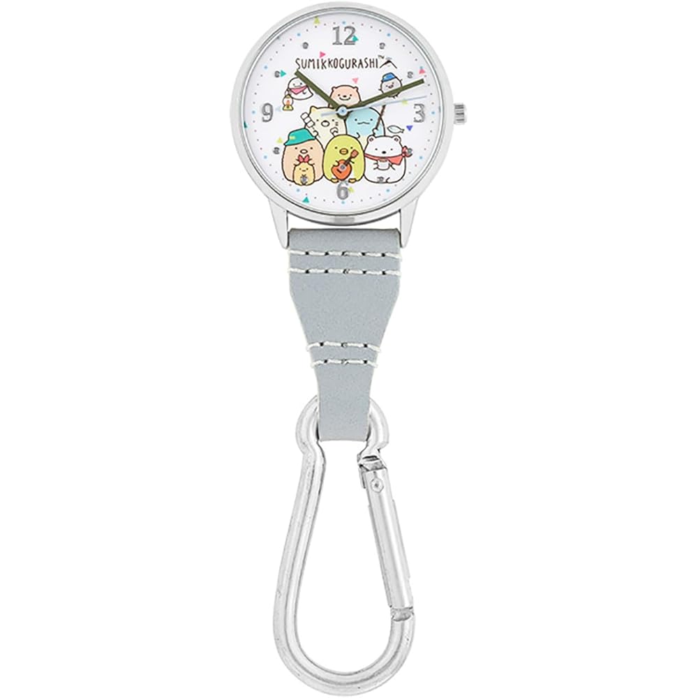Sumikko Gurashi Carabiner Watch Blue with Cute Design and Durable Strap, Ideal for Daily Use