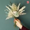 Artificial Flowers Bouquet for Home Party Decoration Wedding Bouquet Flowers Bulrush Silk Hydrangea Fake Flowers