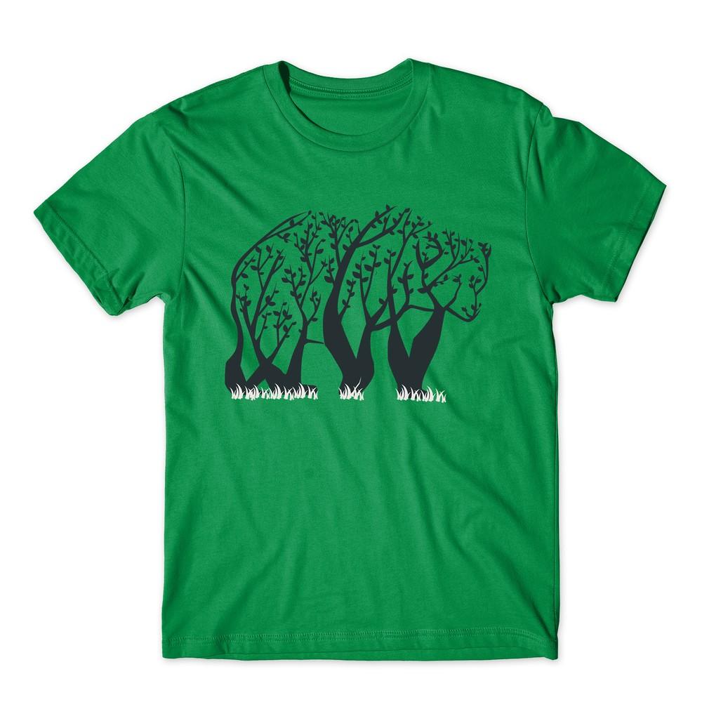

Funny Animal Forest Tree Bear Walking T-Shirt Adults Youth L