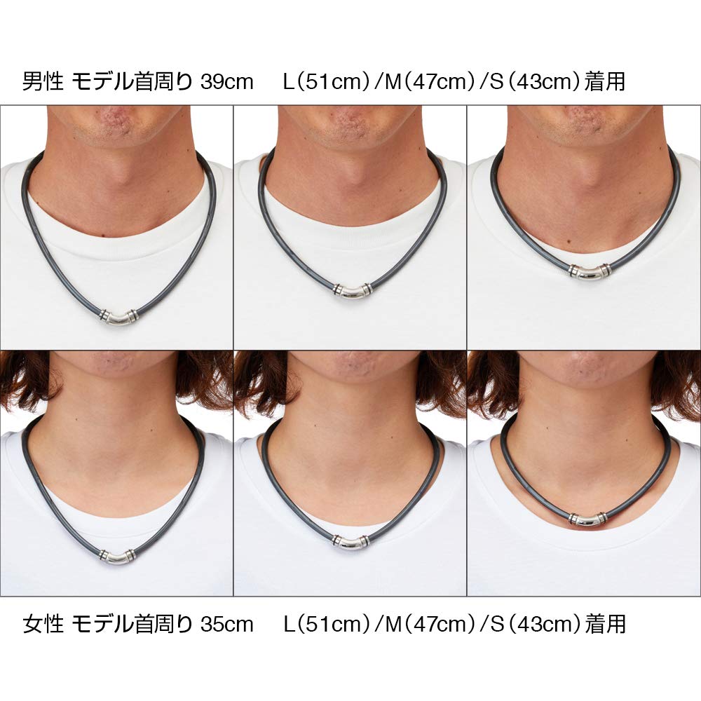 Colantotte Crest R Gunmetal Necklace ABAPN60S