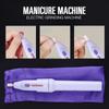 Módní vrtačky Přenosná sada elektrických pilníků na nehty Štětce na nehty pro manikúru Pilníky na nehty
