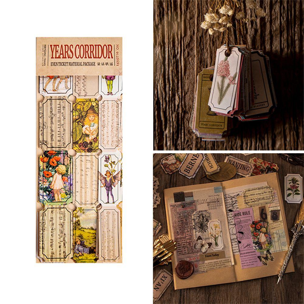 Buy Label Scrapbooking Vintage Stationery Stickers Material Paper ...