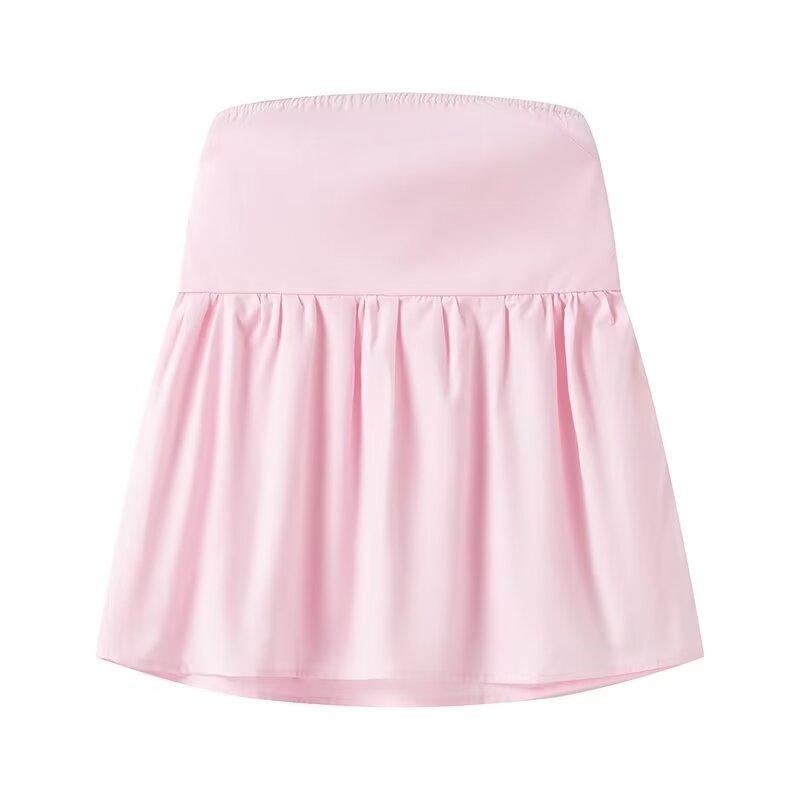 

Блузка без бретелек Женская блузка-корсет без бретелек S розовый