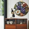 1Pc Grape DIY Embroidery Handmade Fabric Material Kit In English, Suitable for Embroidery Hobby Beginners