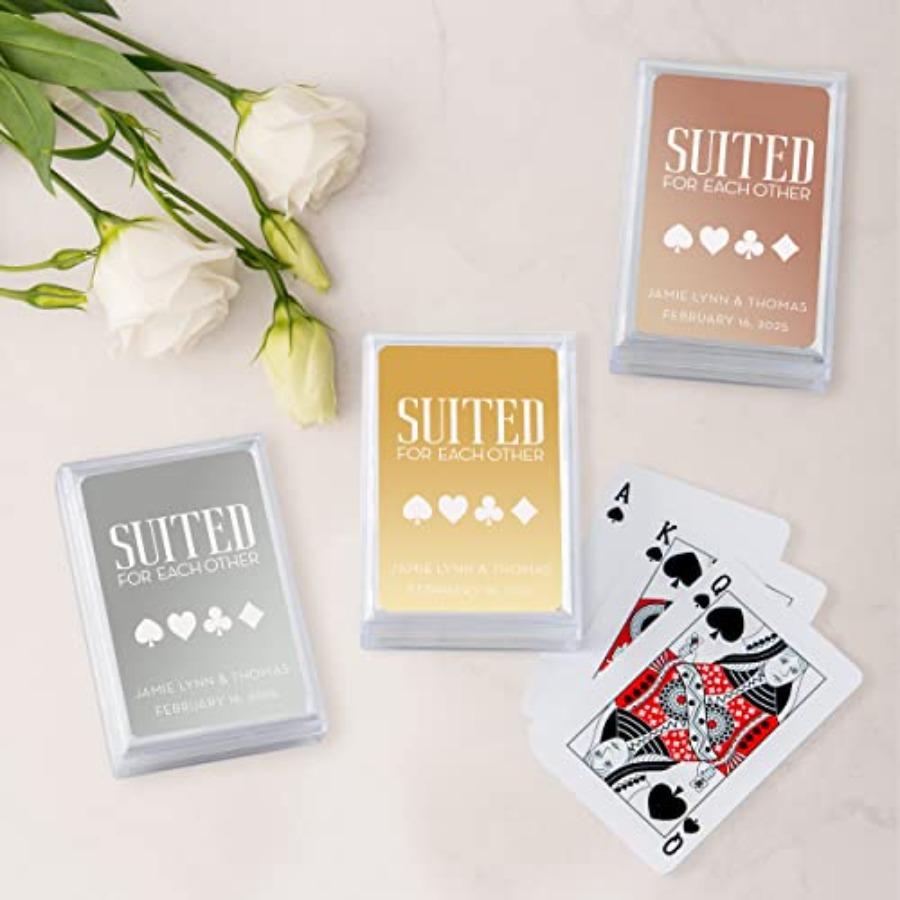 

Customizable Metallic Printed Playing Cards for Gaming and Entertainment Events Premium Suited Design with Durable Finish Ideal United States