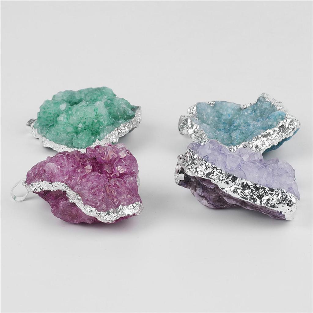 Stone Pendants Necklace Connectors Beautiful Crafts Irregular Shape, Decorative, Art Decor, Women