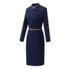 Troloman New Chinese Style Professional Long-Sleeve Dress