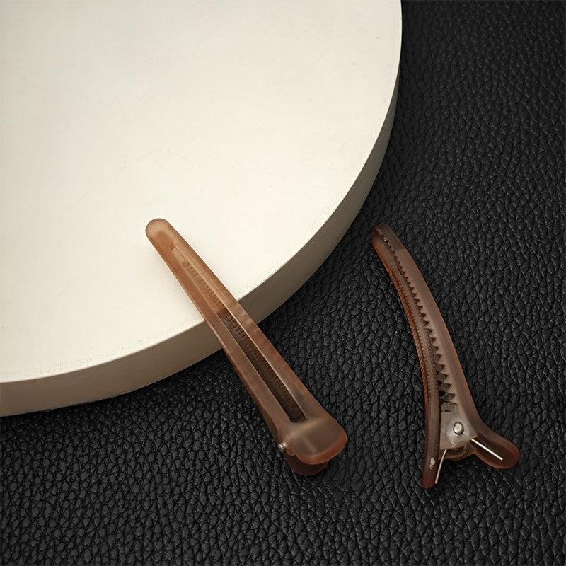 2PCS Ins Wind Hair Clip Frosted Duck Beak Clip Edge Clip Bangs Clip Simple Women's Seamless Hair Clip Korean Hair Accessories Clip