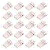 20Pcs File Clips Artwork Hanging Clips Clear Plastic Wall Sticky Spring Clips Photo Poster Paper Strong Grip Clips