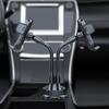 Universal Dual Head Flexible Rod Car Cup Holder Mobile Phone Stand 360 Degrees Rotating Bracket