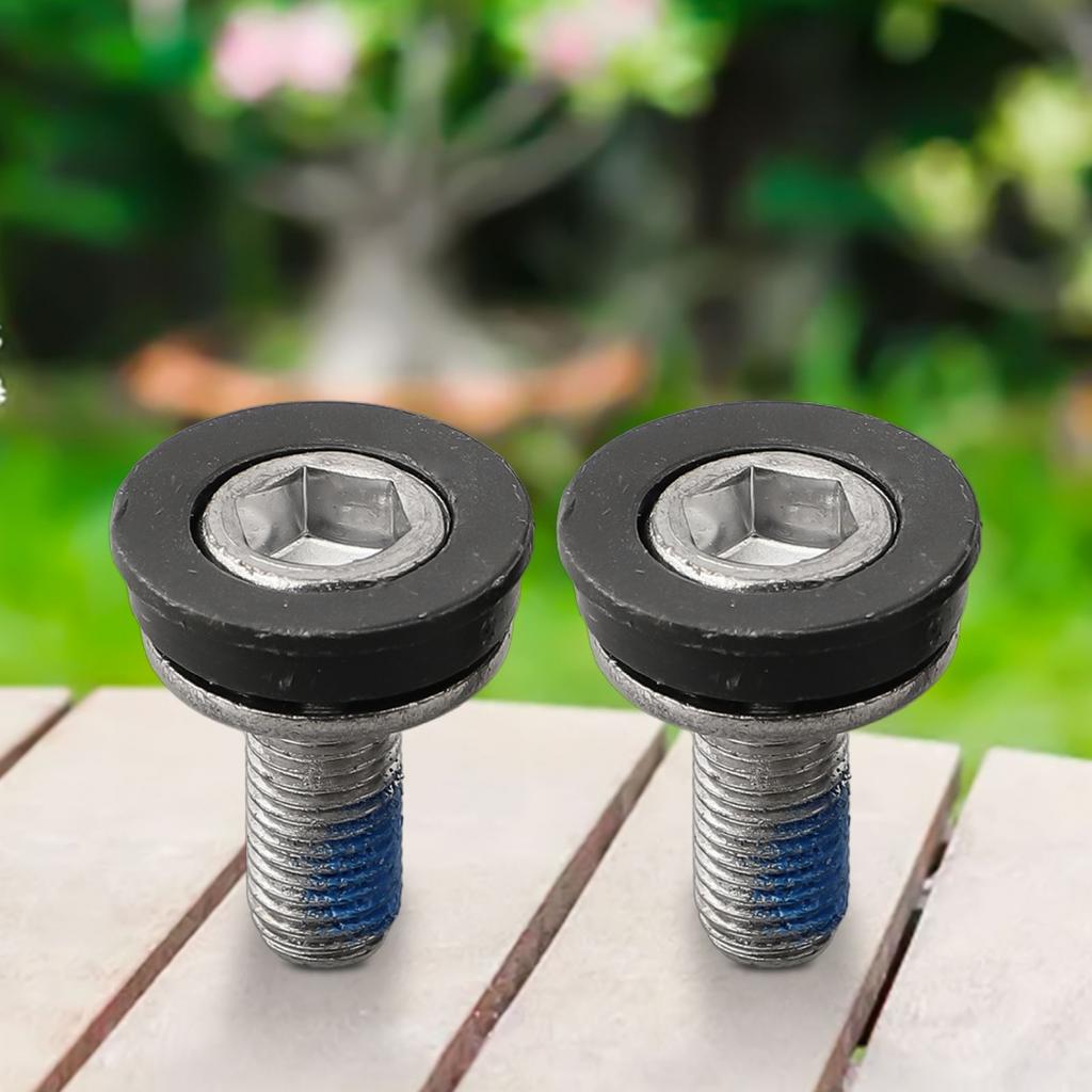 2PCS Bottom Bracket Nuts Road Bike Screw Waterproof