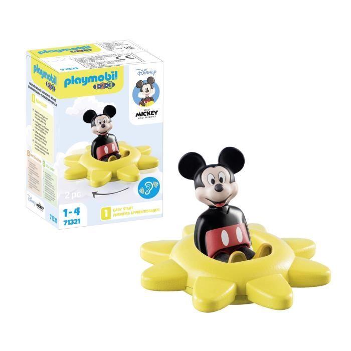 PLAYMOBIL 1.2.3 - 71321 - Mickey Et Toupie Soleil - Disney - Pour Les Tout-petits 18-36 Mois