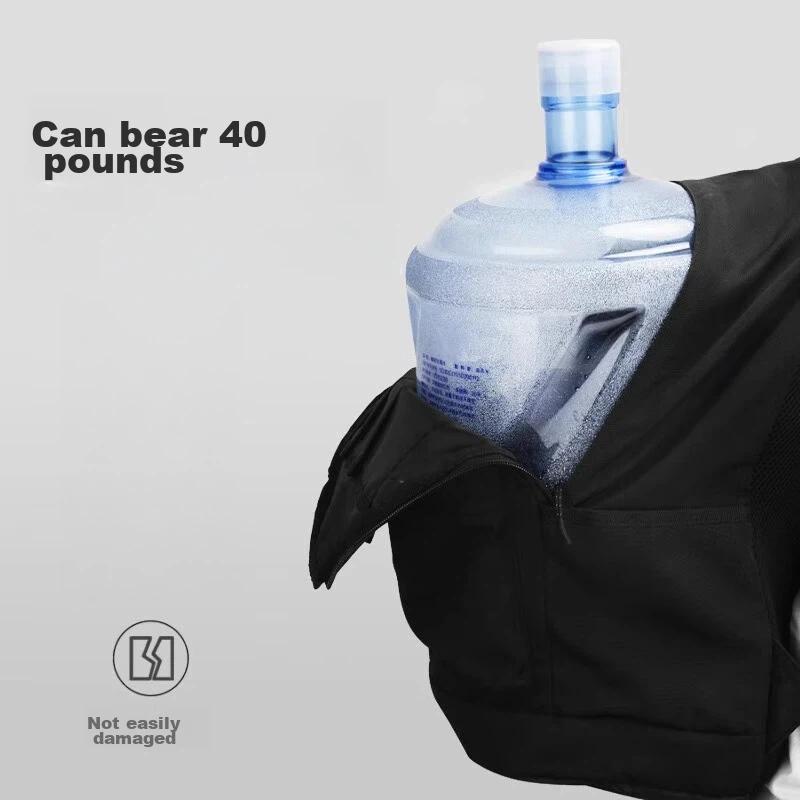 Li-Ning Travel Backpack, Large Capacity, Casual Bag, Hiking Backpack, Laptop Bag, Black