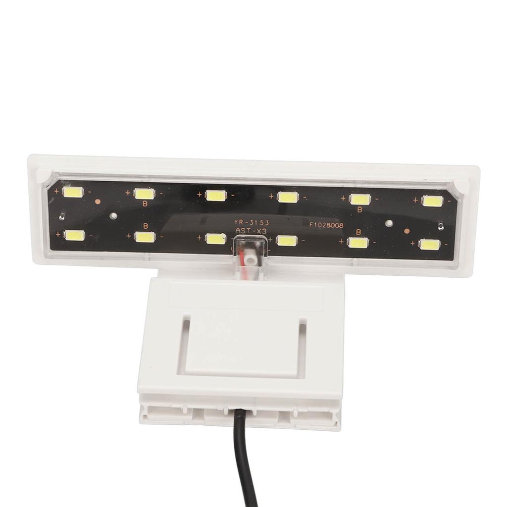 Aquarium Clip On Lamp 12 LED Beads White Light High Brightness Strong Penetration Fish Tank Clip Light