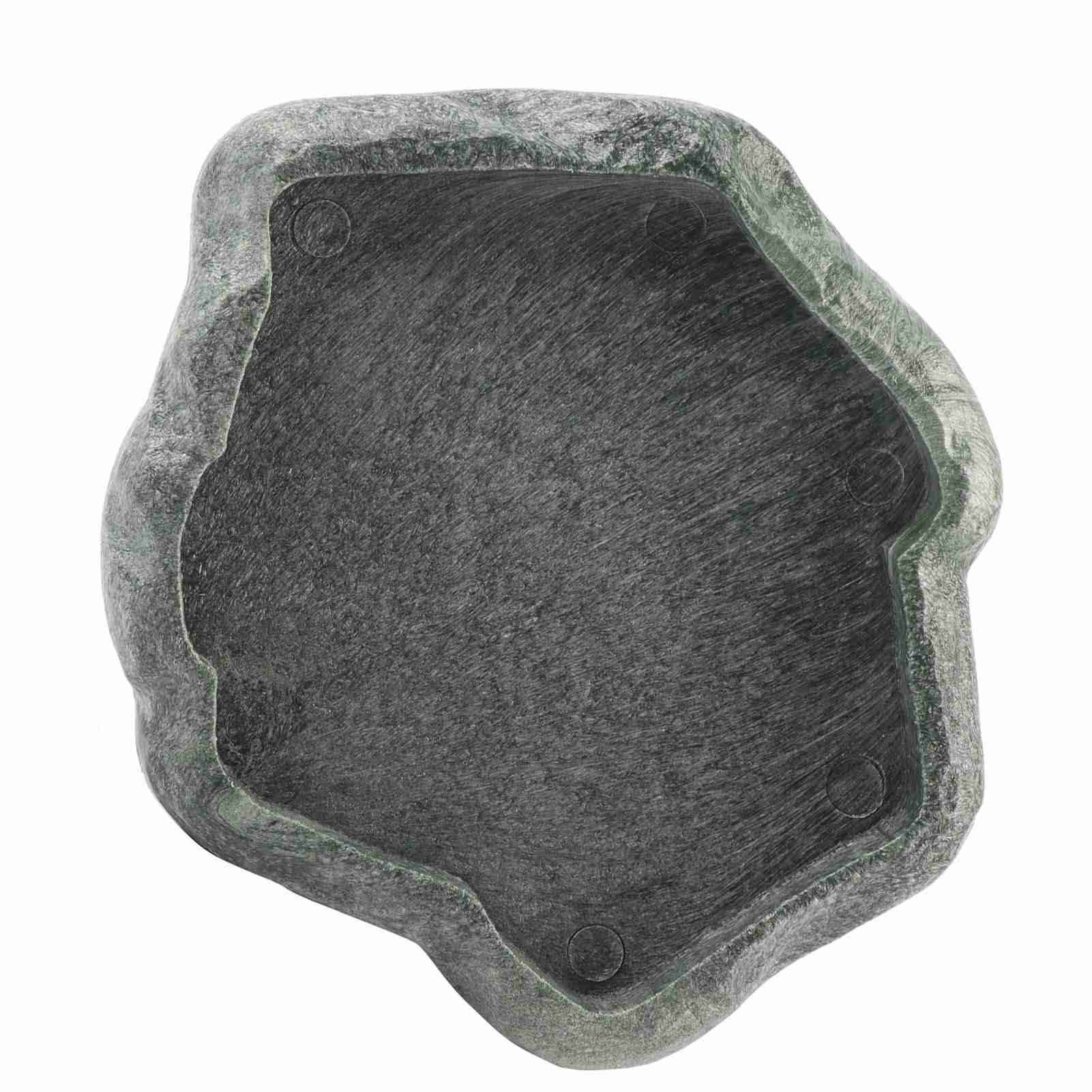 

ABS Resin Durable Reptile Rock Food and Water Dish Feeder Bowl for Tortoise Lizard S 100x40x0.3cm / 39.4x15.7x0.1in