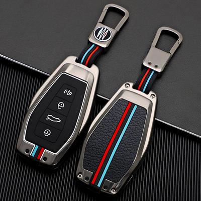 Zinc Alloy Car Key Case Cover Shell Fob Key Bag for Geely Okavango Coolray Atlas Monjaro Tugella Emgrand GT S Proton X50 X70