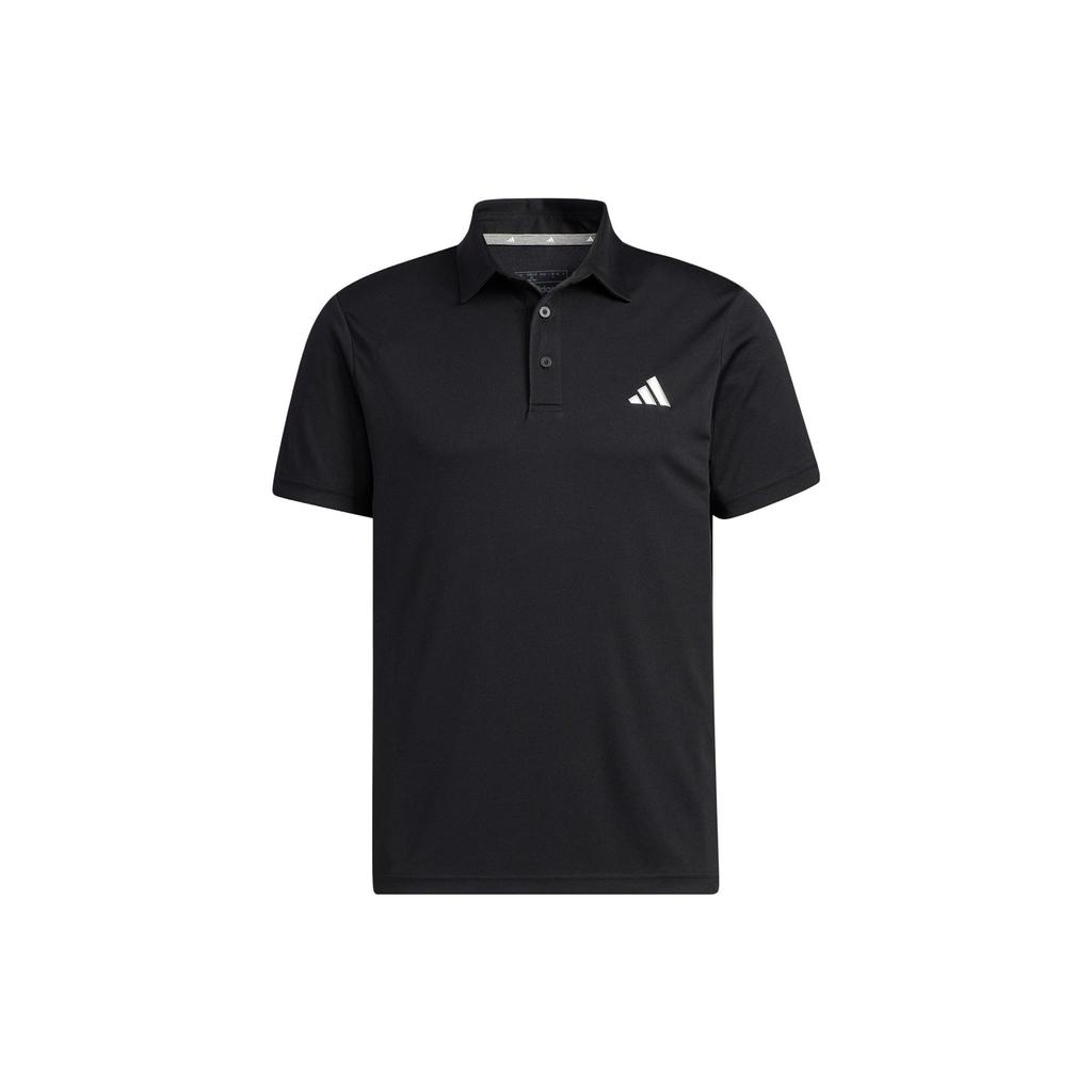adidas Polo Shirts Men's Black Polo Collar Moderate Straight Fit HS9051