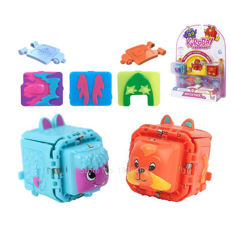 

2 шт./комплект Kuroba Finger Guessing Game Deformation Educational Toys Камінь-ножиці-папір Battle Boy and Girl Family Party Toys
