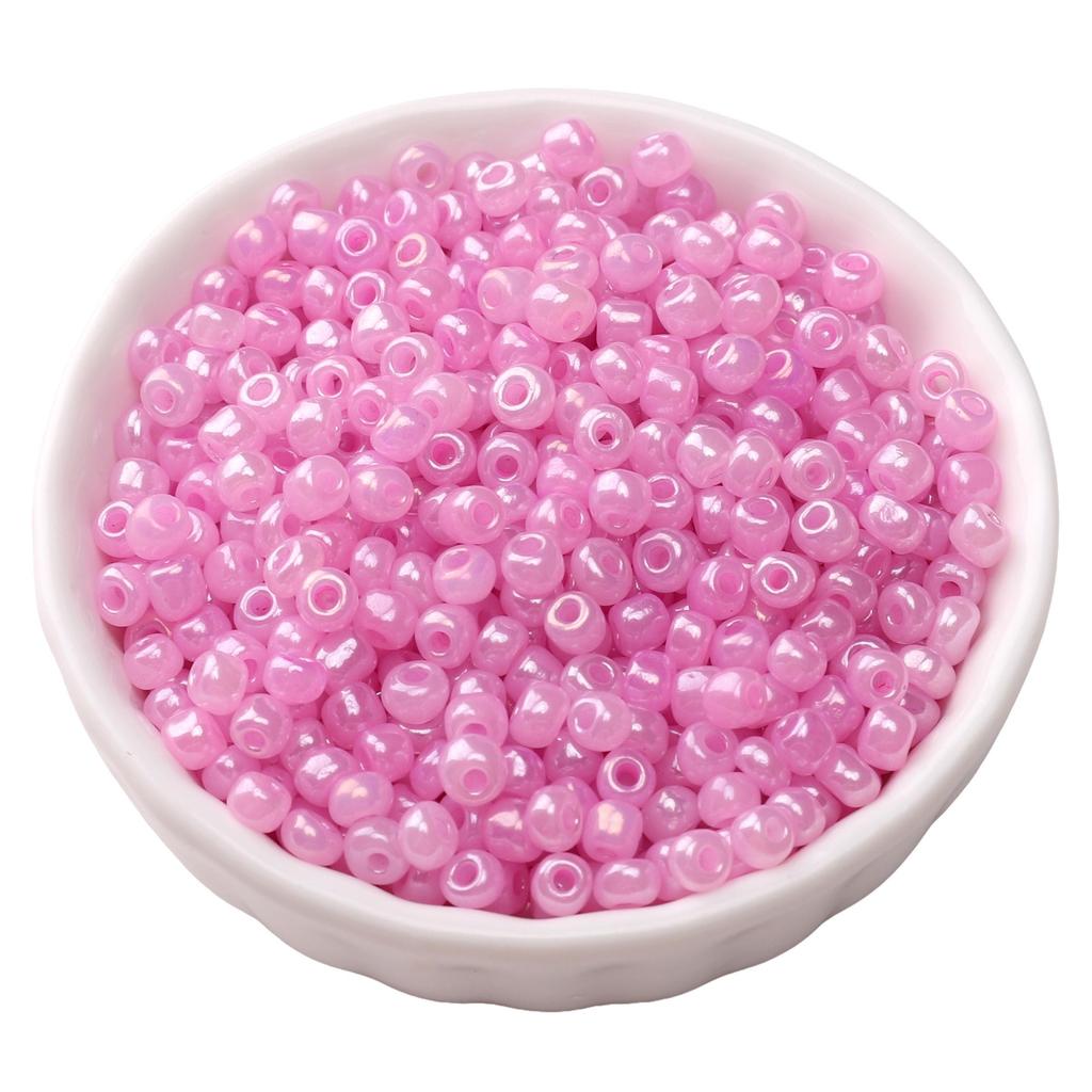 180Pcs Glass Seed Beads Cream Color Charm For Jewelry Making Accessories DIY Bracelet Necklace