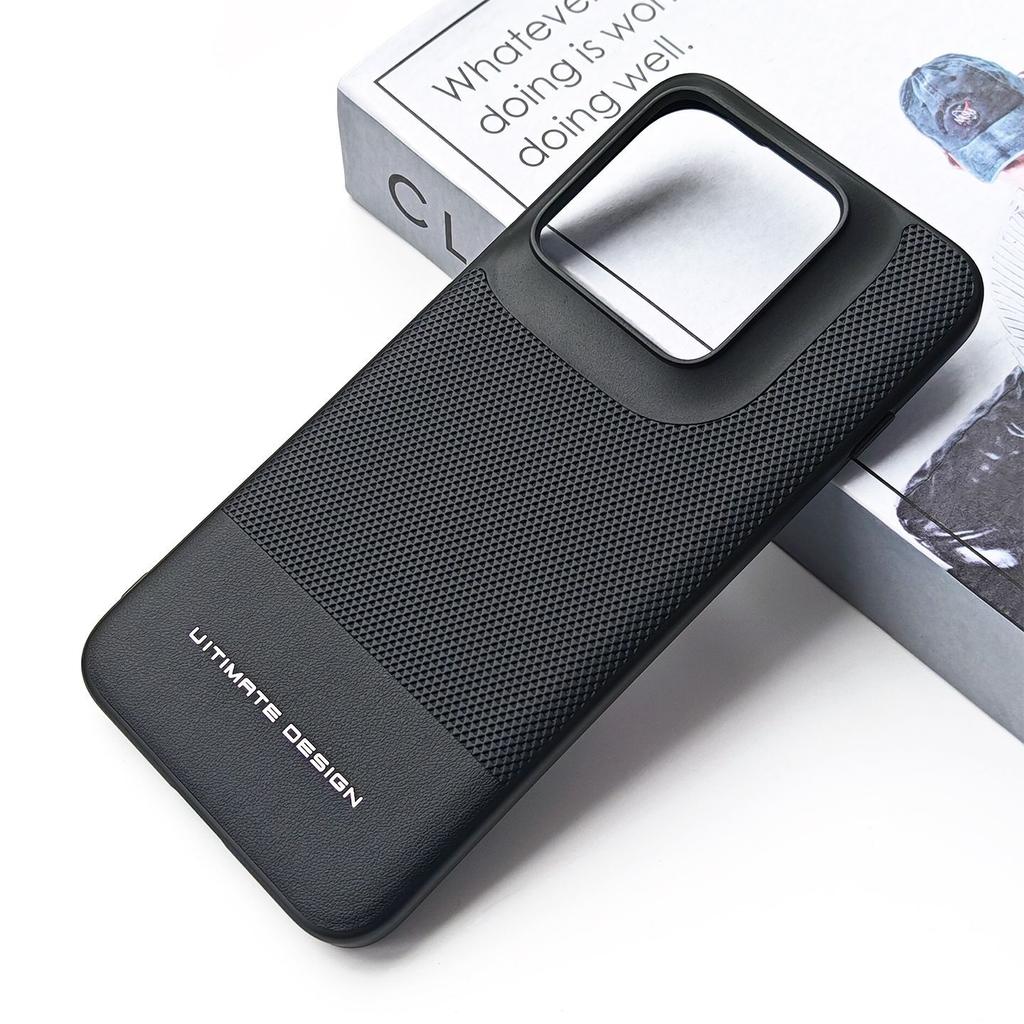 For Motorola Signature MOTO Edge 70 Ultra X70 Air Pro Business Woven Texture Frosted Matte Skin Friendly Case Shockproof Hard PU Leather Cover Funda