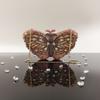 Strictly Selected Butterfly Diamond Evening Clutch Bag with Magnetic Clasp Hollow Design Women's Banquet Dress Dinner Bag 20 Cm